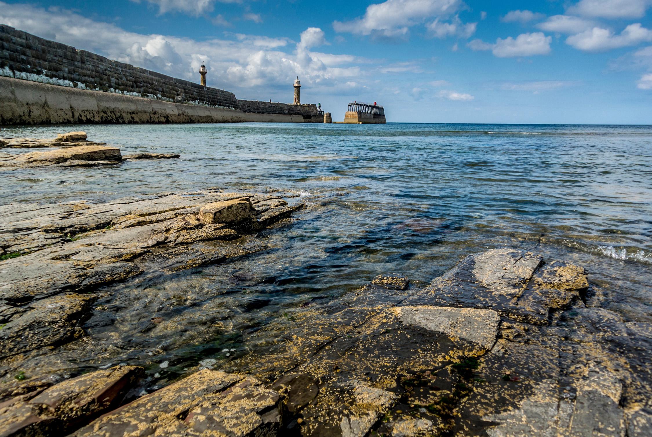 Demonstrating how the foreground rocks add interest.