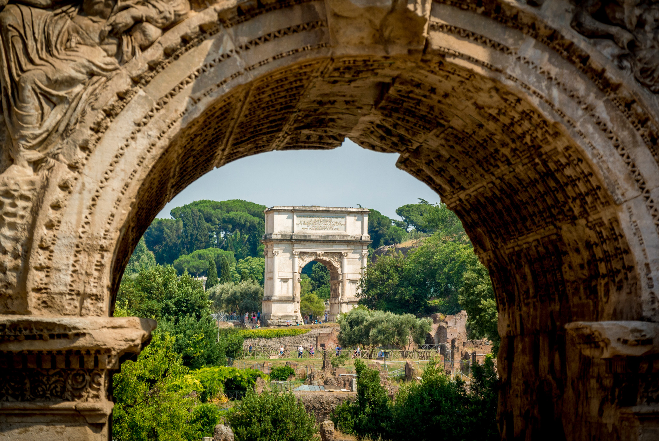 Using a wide-angle lens to make the foreground elements more prominent.