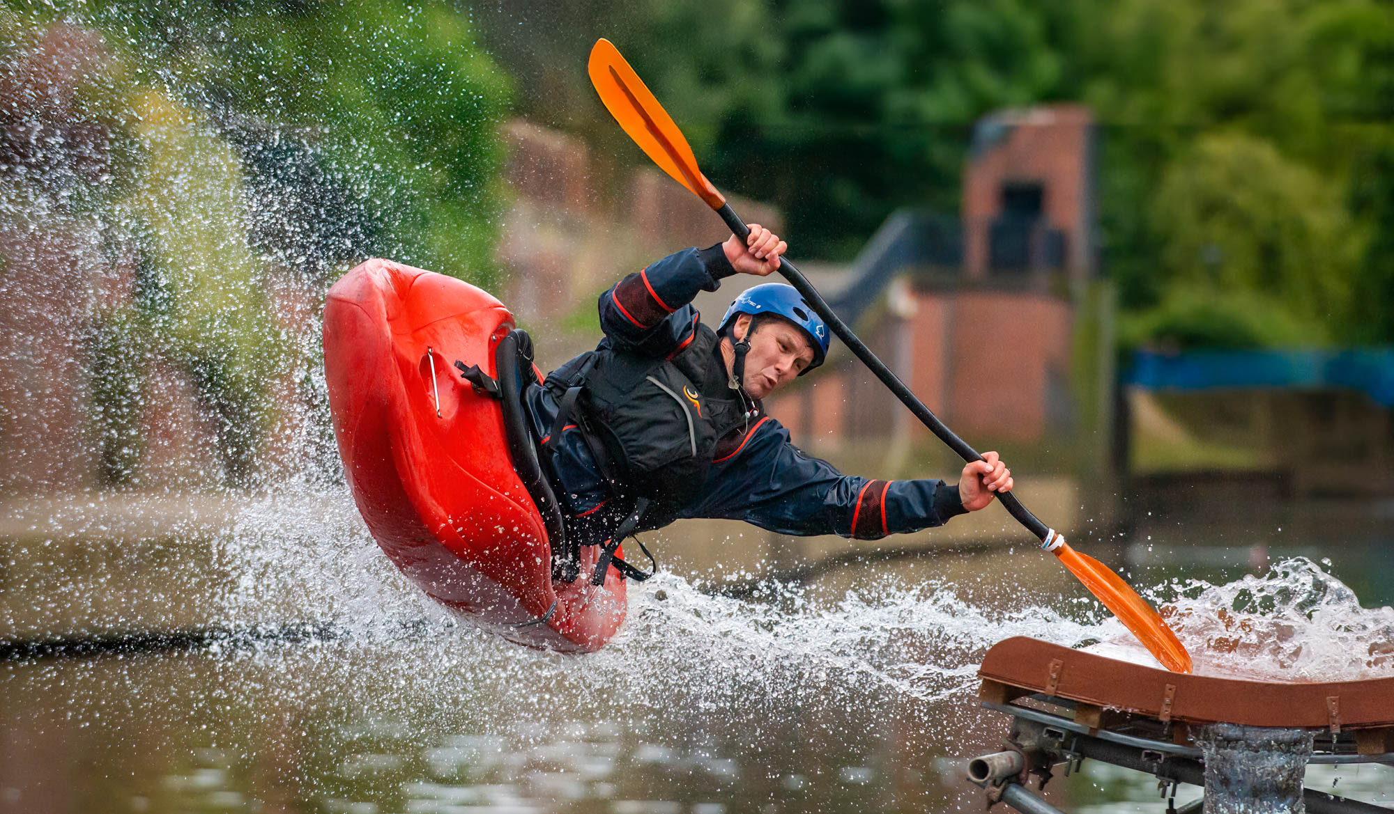 Demonstrating high-speed photography.