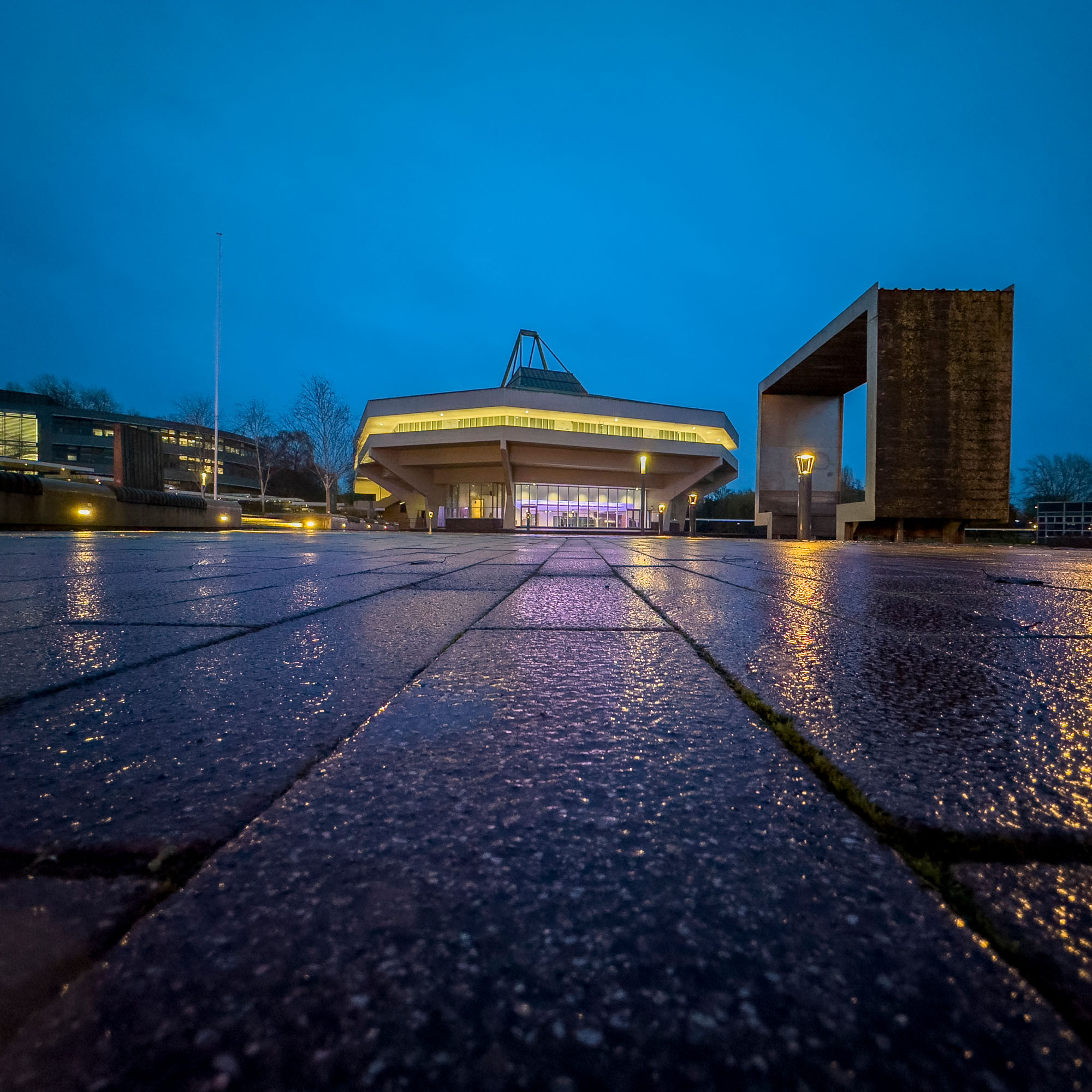 York University at dawn shot on an iPhone.