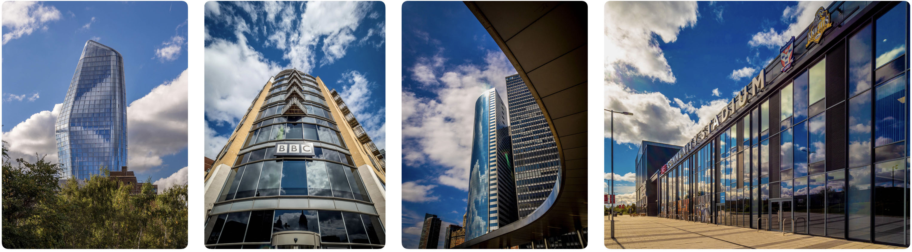 Demonstrating window reflections.