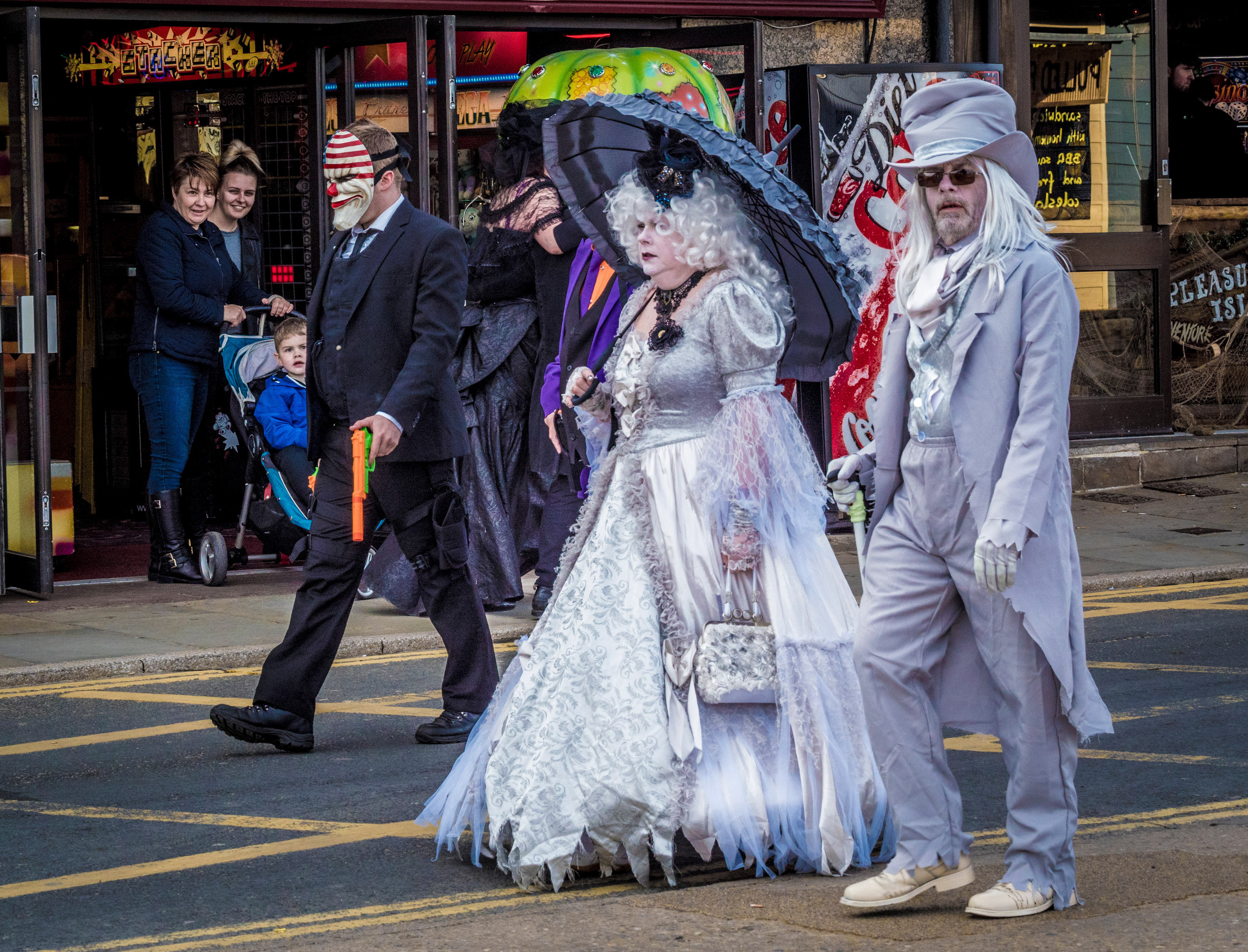 Whitby Goth Festival image demonstrating Street Photography.