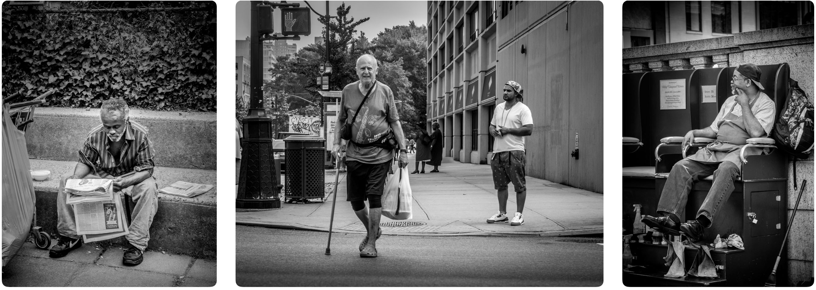 Street photography examples.