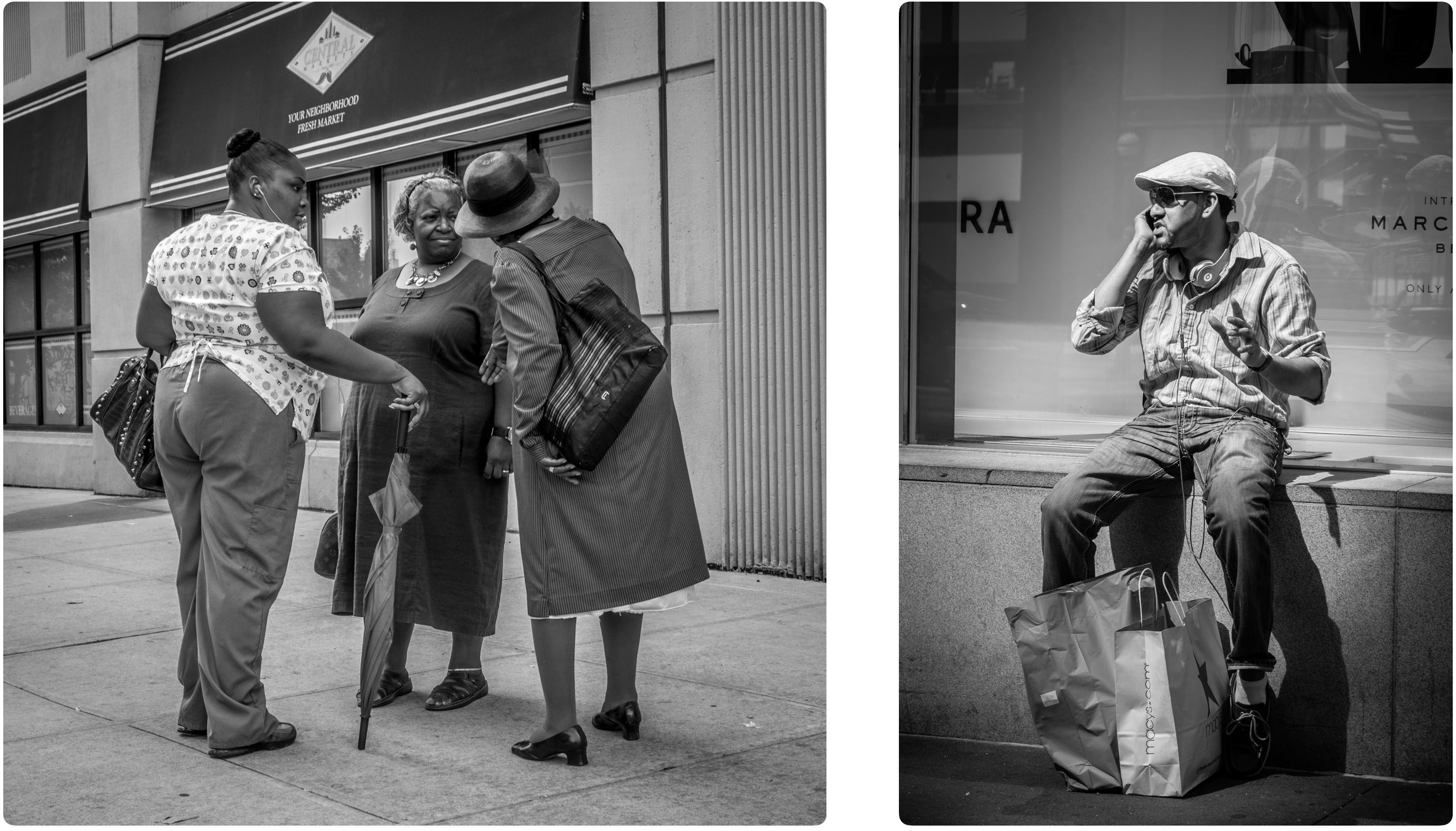 Street photography examples.
