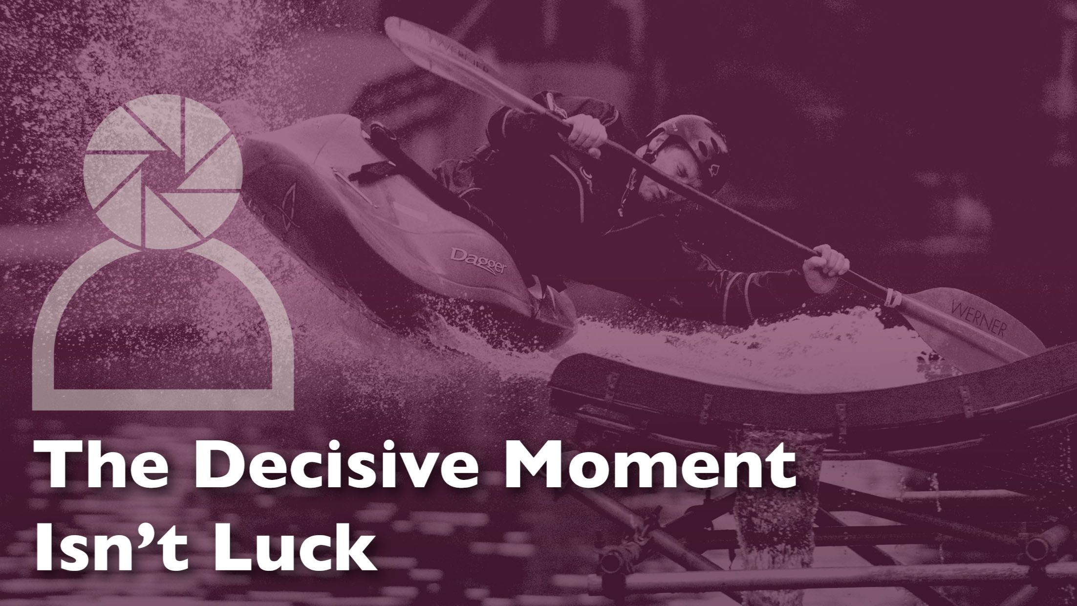 Header image with title for blog post about the decisive moment in photography not being just luck.
